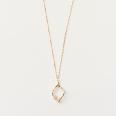 Phoebe(フィービィー)の【K10】リーフィーダイヤモンドネックレス／BOX