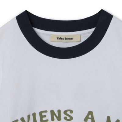新品 WALES BONNER ウェールズ ボナー リンガー Tシャツ XL