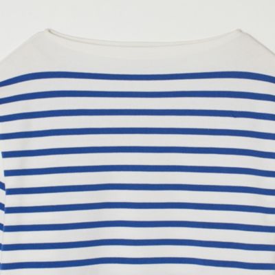 leno バスクシャツ サイズ1 LENO BASQUE SHIRT LENO] BASQUE SHIRT WIDE BORDER リノ バスクシャツ ワイド