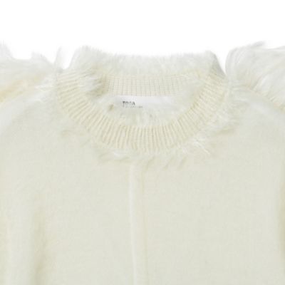 TOGA Fur tape knit pullover