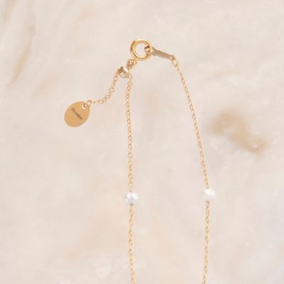 MIKIMOTO/ミキモト】 ベビーパール 4.7mm ブレスレット K18