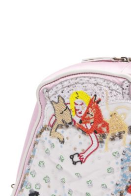 Maison Kitsune by designer Olympia Le-Tan OLY SWEET DREAMS EMBROIDERED BAG