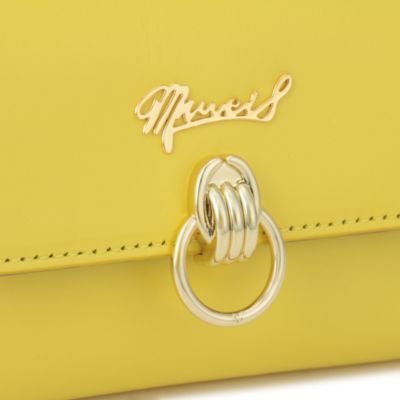 MUVEIL　三つ折り財布　牛革