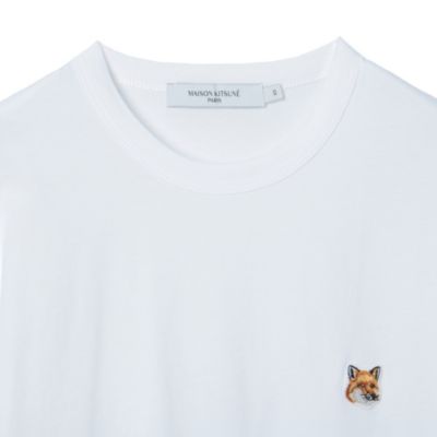 MAISON KITSUNE FOX HEAD PATCH CLASSIC TEE－SHIRT