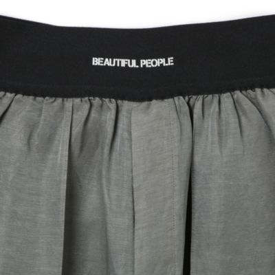 beautiful people germent dyed acetate linen wide pants