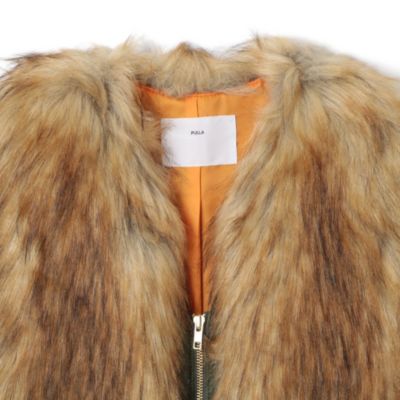 TOGA PULLA Fur long vest