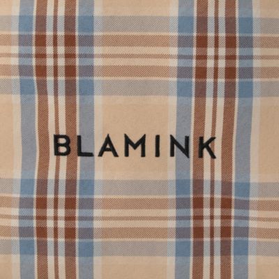 BLAMINK(ブラミンク)のポリエステルチェックトートバッグ通販