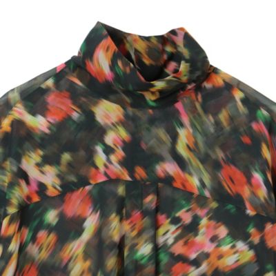 TELMA Printed Chiffon Shirt