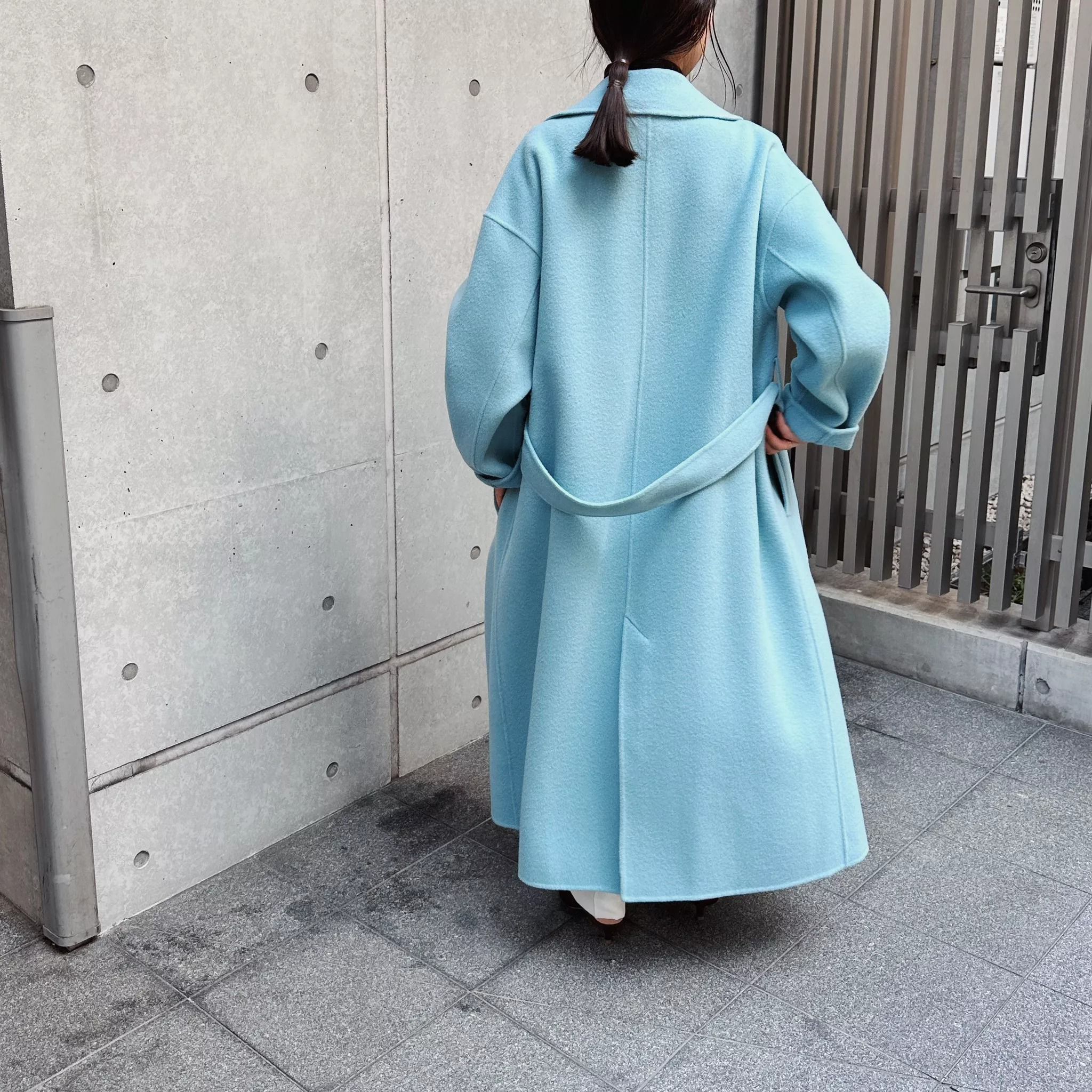 ふわ軽リバーロングコート