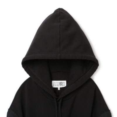 MM6 Maison Martin Margiela 異素材切り替えパーカー MM6 Maison Martin Margiela 異素材切り替えパーカー