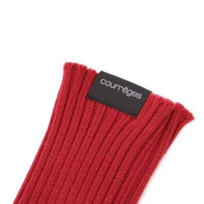 COURREGES(クレージュ)のAC RIB KNIT WOOL MITTENS通販 | 集英社HAPPY