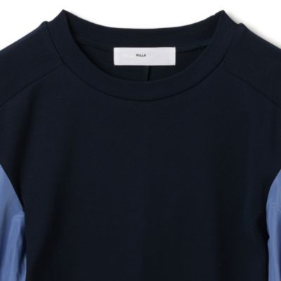 TOGA PULLA◆Cotton jersey S／S/半袖カットソー/38/コットン/WHT/TP241-JK236 TOGA PULLA(トーガプラ) / Cotton jersey S／S/半袖カットソー