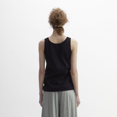 PLAIN PEOPLE ブラック メッシュノースリーブ PLAIN PEOPLE ブラック メッシュノースリーブ