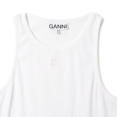 GANNI(ガニー)のSoft Cotton Rib Tank Top通販 | 集英社HAPPY
