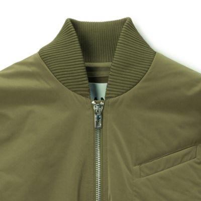 GANNI(ガニー)のLight Twill Oversized Short Bomber Jacket通販
