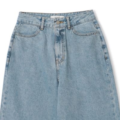 ◎AMOMENTO◎ RECYCLED COTTON DENIM 2COLORS AMCOPMW01DN Amomento Men's Recycle Cotton Denim Light Blue