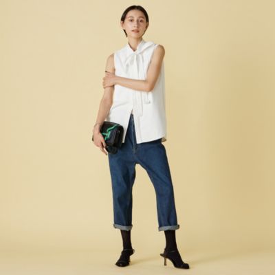 MADISONBLUE - 新品タグ付き　MADISONBLUE　ノースリーブ　ボウタイ　レース　ブラウス MADISONBLUE(マディソンブルー)のノースリーブボウタイブラウス