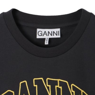 GANNI(ガニー)のBasic Jersey Owls Relaxed T－shirt通販
