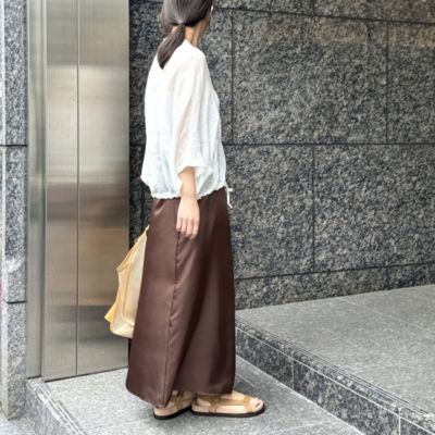 MIESROHE(ミースロエ)の【Marisol別注】イージーラップスカート通販