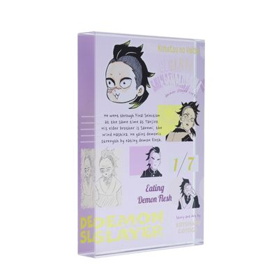 【新品】鬼滅の刃　不死川実弥　アクリルブロック 鬼滅の刃』アクリルブロック “HEROES” 不死川実弥 BD4