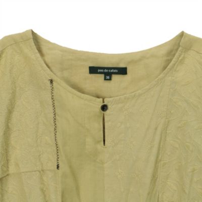 パドカレ✽パッチワークブラウス コットンパッチワーク ブラウス | pas de calais Online | pas