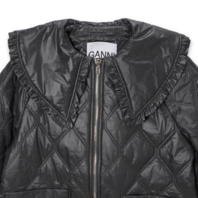 GANNI(ガニー)のShiny Quilt Midi Jacket通販 | 集英社HAPPY