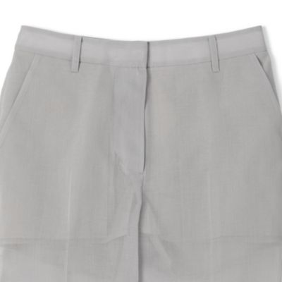 [AMOMENTO]SHEER STRAIGHT FIT パンツ★新作・25SS★関税込み★ AMOMENTO(アモーメント)のSHEER STRAIGHT FIT PANTS通販