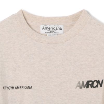 AMERICANA(アメリカーナ)のラフィー丸胴 プリントT通販 | LEE