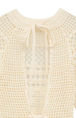 CLANE(クラネ)のBACK OPEN CROCHET KNIT TOPS通販 | LEEマルシェ