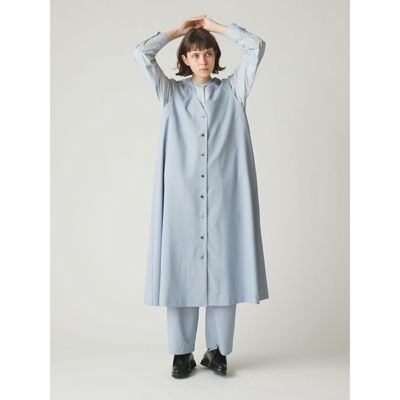 ♥MidiUmi　Vネックロングジレ MidiUmi(ミディウミ)のVネックロングジレワンピース通販