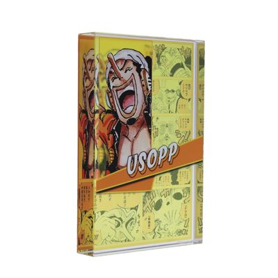 ONE PIECE BASE SHOP アクリルブロック ルフィ ウソップ 2点 ONE PIECE(ワンピース)の『ONE PIECE』アクリルブロック “HEROES