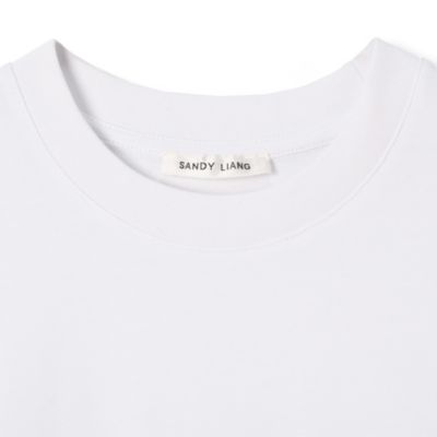 ★Sandy Liang★ ホワイト Chouchou Tシャツ SANDY LIANG(サンディ・リアン)のCHOUCHOU TEE通販 | mirabella