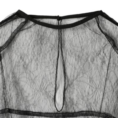 AMOMENTO(アモーメント)のSHEER LACE MOCK NECK TOPアウトレット通販 