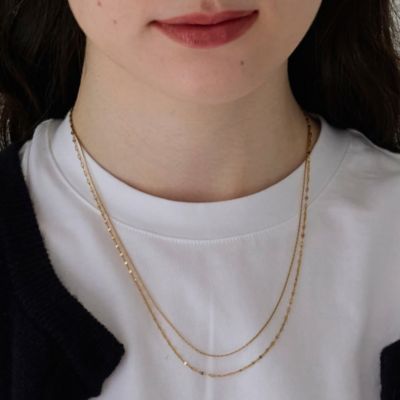Phoebe(フィービィー)の【金属アレルギー対応】ダブルチェーン