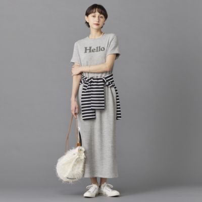 MADISONBLUE Helloプリント グレー スウェット 01 MADISONBLUE Helloプリント グレー スウェット 01 - メルカリ