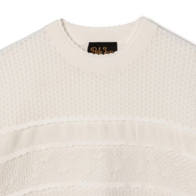Pale Jute(ペール ジュート)のLace Border Knit通販 | LEEマルシェ