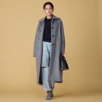 CINOH(チノ)のBEAVER CLOTH LONG COAT通販 | 集英社HAPPY PLUS STORE