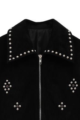 ジャケット・アウター CLANE SUEDE STUDS BLOUSON CLANE(クラネ)のSUEDE STUDS BLOUSON通販 | 集英社HAPPY PLUS STORE
