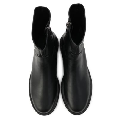 【美品】Mollini モリーニ 23.5㎝ 厚底ストレッチブーツ 黒　現行 Mollini ブーツ 追加「Mollini/モリーニ」厚底 ストレッチブーツ