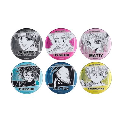 ハンターハンター　HUNTER×HUNTER コレクション缶バッジ 10個 ハンターハンター HUNTER×HUNTER hunter×hunter コレクション 缶