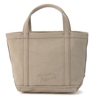 きつねページ MAISON KITSUNE(メゾン・キツネ)のFOX HEAD MINI TOTE通販