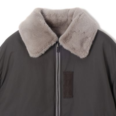 beautiful people(ビューティフルピープル)のdouble－end fur×taffeta