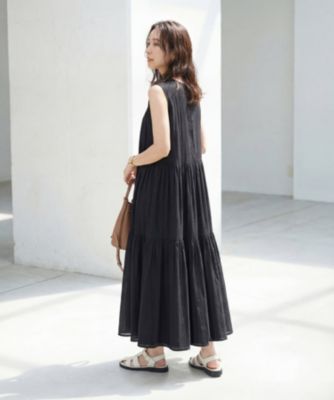 STYLE DELI(スタイルデリ)の【LUXE】楊柳ティアードサマードレスB通販