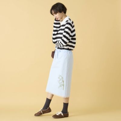 MADISONBLUE(マディソンブルー)のSLIM FIT RUGBY SHIRT COTTON BORDER