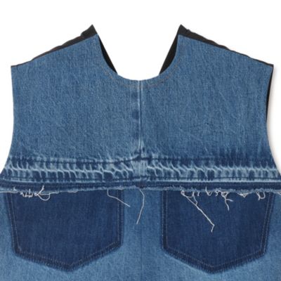 LITKOVSKA(リトコフスカ)のContrasting Denim Top with Adjustable Fit
