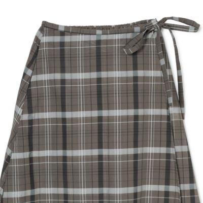 【jadore0blue】FLORENT フローレント チェックスカート FLORENT(フローレント)のSHEER CHECK WRAP SKIRT通販 | 集英社HAPPY