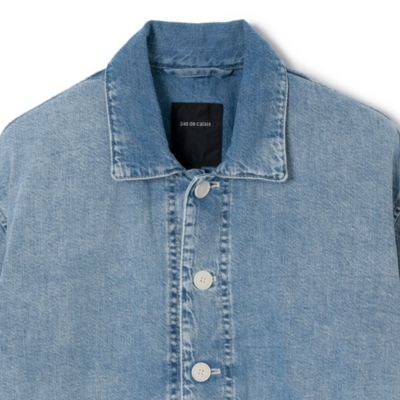 pas de calais(パドカレ)の26SS ナチュラル／ムラ糸デニムジャケット