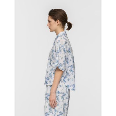 mizuiro ind(ミズイロインド)の花柄ハーフスリーブシャツ通販 | 集英社