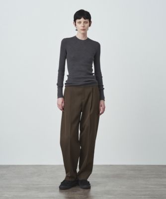 ATON(エイトン)のWOOL GABARDINE | テーパードパンツ通販 | 集英社