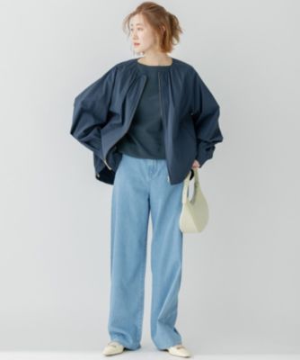 23区 S(ニジュウサンク エス)のナイロン2WAYストレッチ ノーカラー